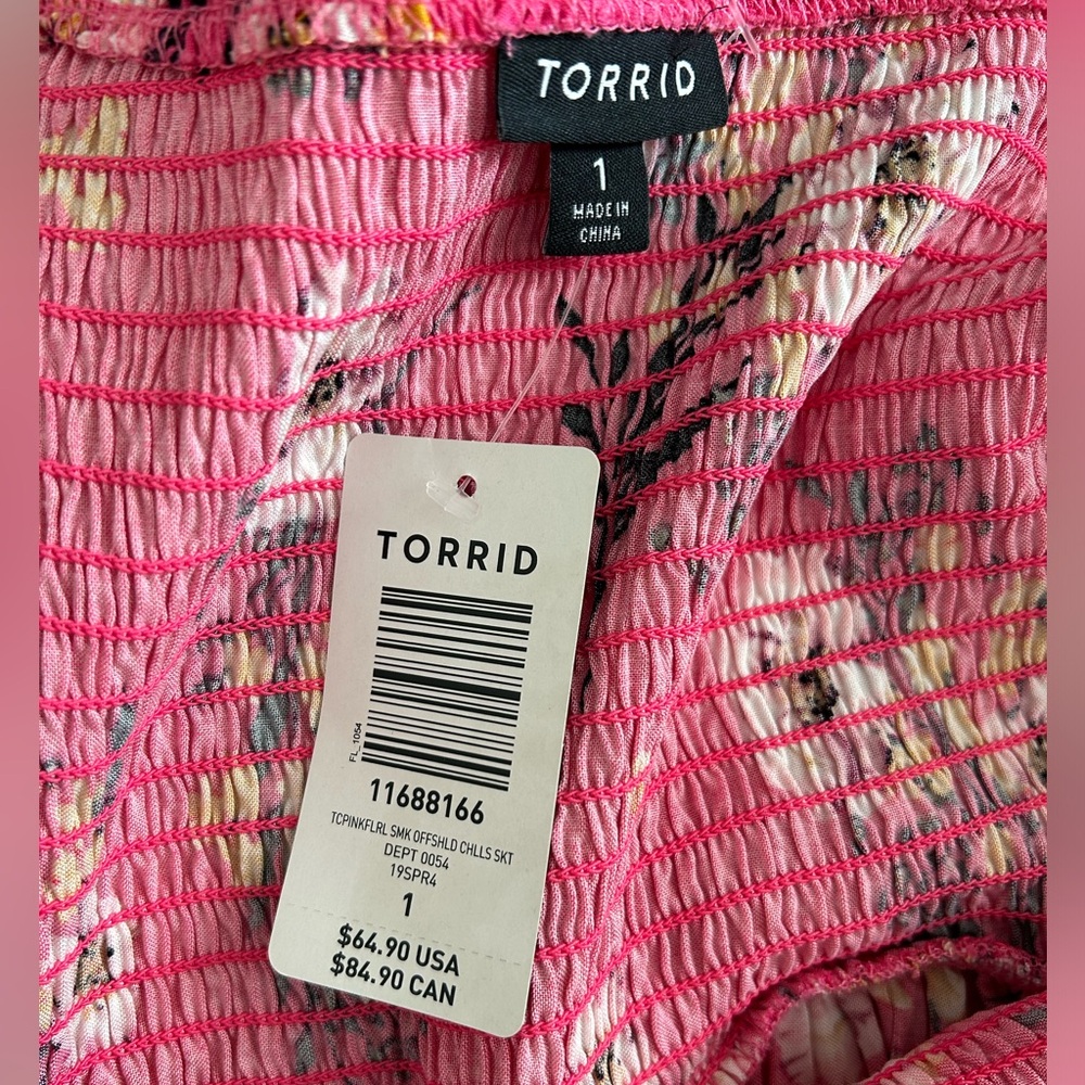 NWT Torrid size 1 pink dress - Picture 2 of 6
